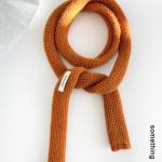 Minimalist Fine Wool Scarf — 100% Wool. 8×180 cm