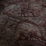 Midnight Blue & Sage Zenith: Mythical Zodiac Reversible Silk Scarf