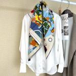 The Muse Collection: 100% Mulberry Silk Square Scarf