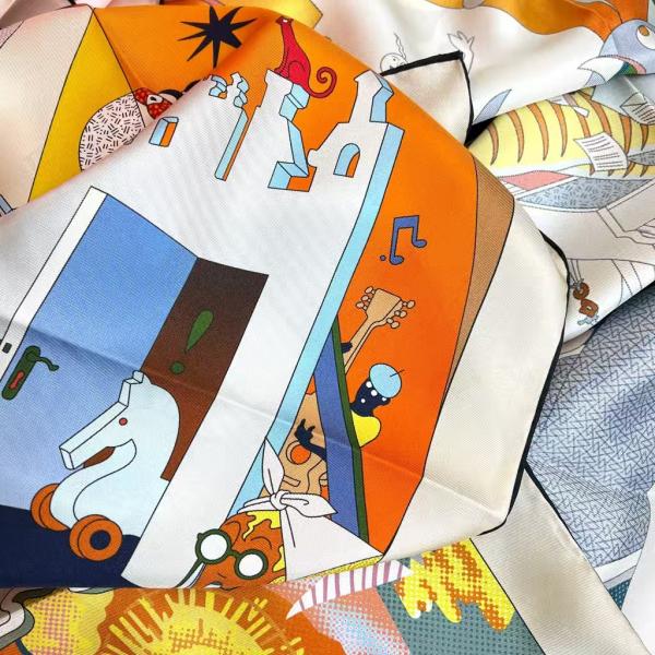 The Muse Collection: 100% Mulberry Silk Square Scarf