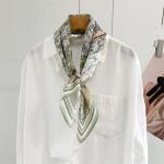 "Eternal Rome" Hand-Sketched Landscape Scarf | 100% Mulberry Silk (65x65cm)