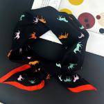 Classic Equestrian Silhouette Square Scarf | 100% Mulberry Silk (65x65cm)