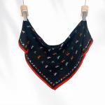 Classic Equestrian Silhouette Square Scarf | 100% Mulberry Silk (65x65cm)