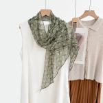 Bronze & Sage — The Narrative Silk Scarf