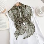 Bronze & Sage — The Narrative Silk Scarf