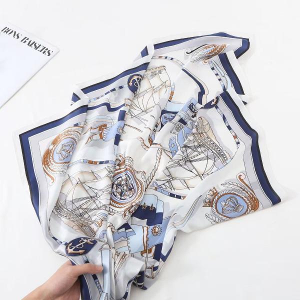 The Royal Heritage: 100% Mulberry Silk Twill Square