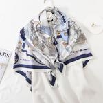 The Royal Heritage: 100% Mulberry Silk Twill Square