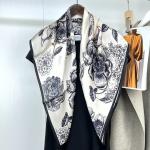 The Ink Botanical Sketch: Hand-Painted Floral Silk Twill