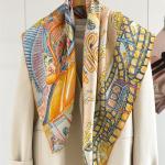 City of Light Silk Scarf | 14 Momme 100% Mulberry Silk Twill