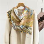 City of Light Silk Scarf | 14 Momme 100% Mulberry Silk Twill