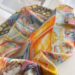 City of Light Silk Scarf | 14 Momme 100% Mulberry Silk Twill