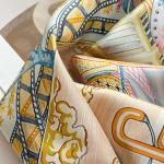 City of Light Silk Scarf | 14 Momme 100% Mulberry Silk Twill