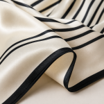 Monochrome Labyrinth Silk Scarf