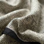 Nocturne Rose Silk Scarf