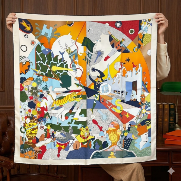 The Muse Collection: 100% Mulberry Silk Square Scarf